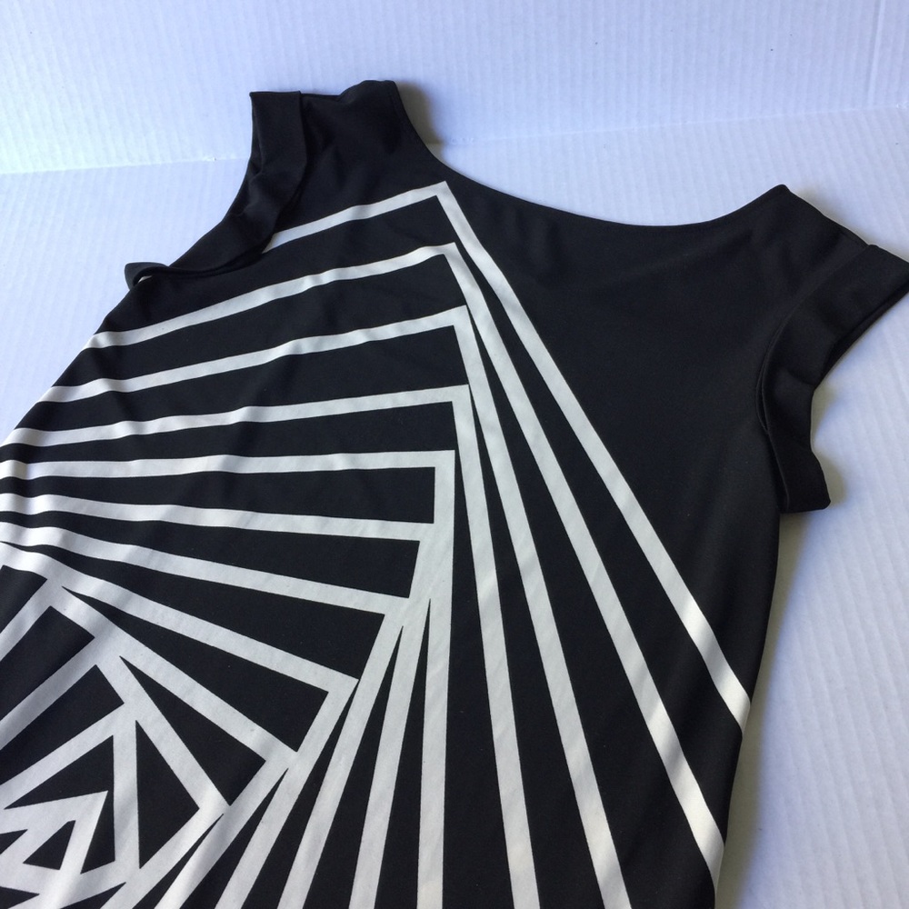 bcbg maxazria • black white coctail dress - Picture 8 of 9